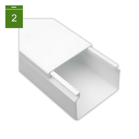 EFAPEL Trunking with cover 20/12,5, even metres