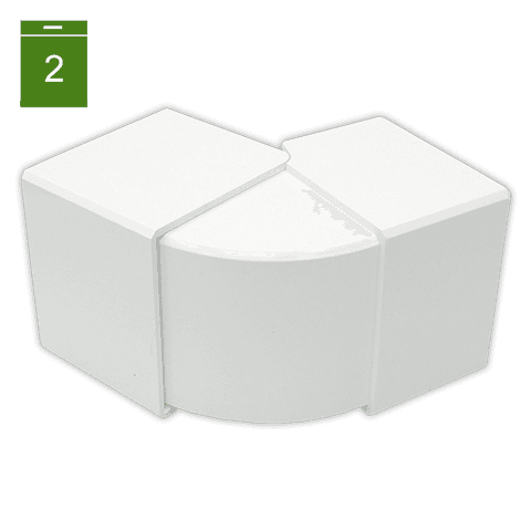 EFAPEL External corner for trunking 60/60