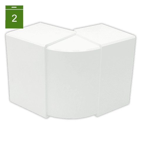 EFAPEL External corner for trunking 100/60