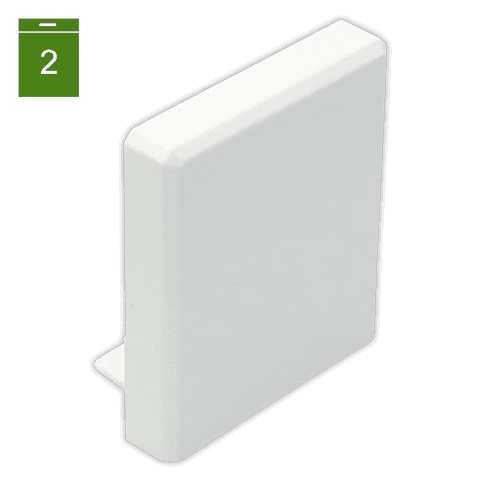EFAPEL End cap for trunking 60/60