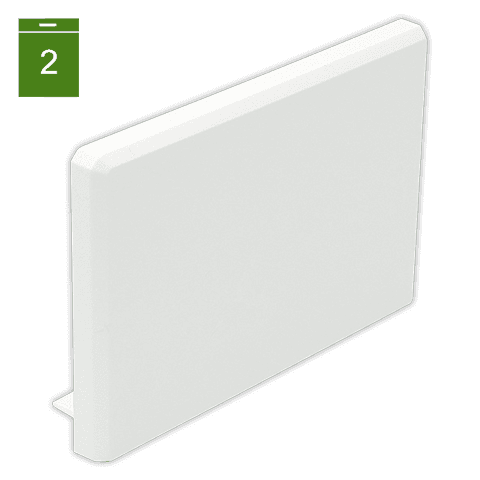 EFAPEL End cap for trunking 80/40