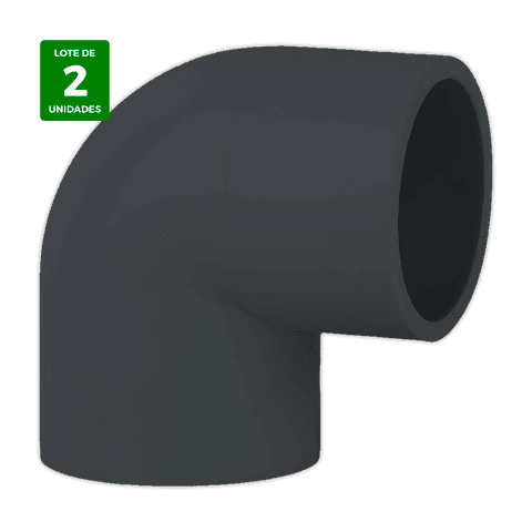 COOLFRANCE Coude d'évacuation PVC 90° Ø 20 mm gris