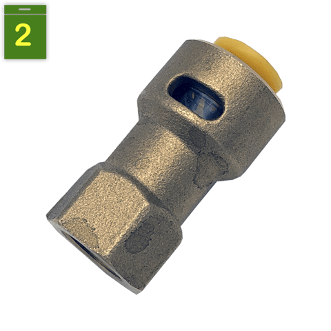 COOLFRANCE Raccord rapide SAE Femelle-Femelle 1/4¨