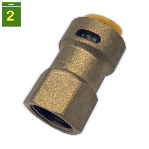 COOLFRANCE Raccord rapide SAE Femelle-Femelle 1/2¨