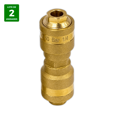 COOLFRANCE SAE quick-connect fitting female-female 1/4¨