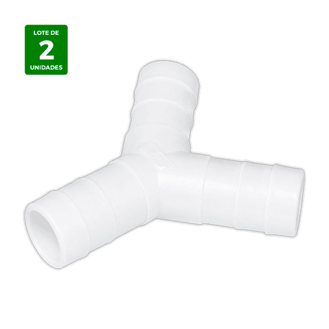 VECAMCO Y-piece for drain pipe Ø 18/18/18 mm
