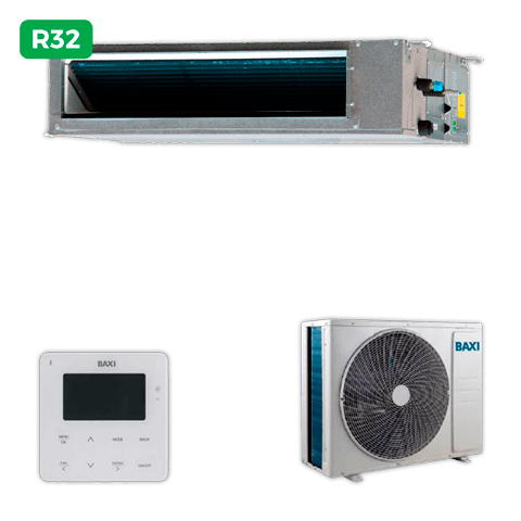 Climatiseur gainable Baxi NANUK RZ2GD35, 3,5 kW