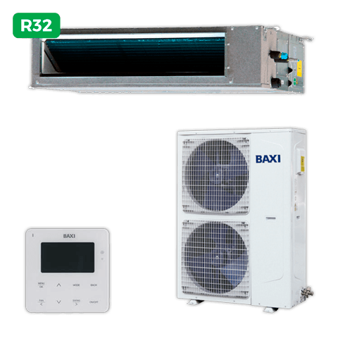Climatiseur gainable Baxi NANUK RZ2GD140-3, 14 kW
