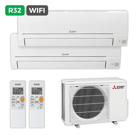 MITSUBISHI ELECTRIC MITSUBISHI SPLITx2 MXZ-HR2535E50VFK