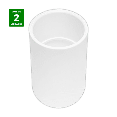 COOLFRANCE Raccord d'évacuation rigide PVC Ø 25 mm Blanc
