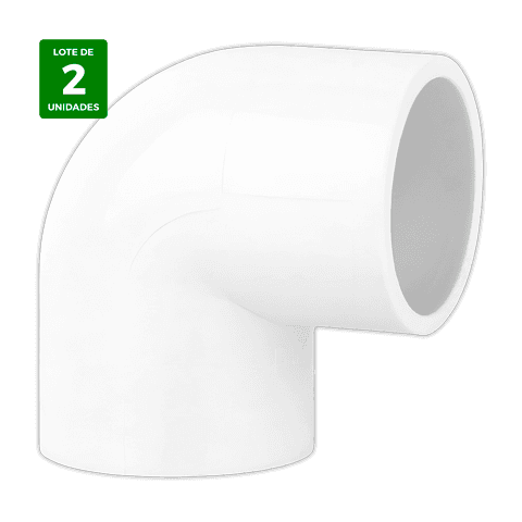 COOLFRANCE Coude d'évacuation PVC 90° Ø 25 mm Blanc