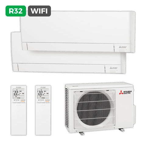 MITSUBISHI ELECTRIC SPLITx2 MXZ-AY2525E42VFK