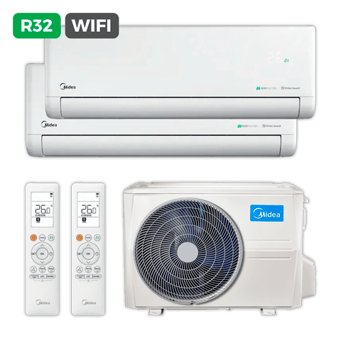 MIDEA SPLITx2 SOLUNAR 25-35/M2O-18