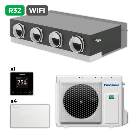 Climatiseur gainable Panasonic KIT-71PQ41Z5, 7,1 kW