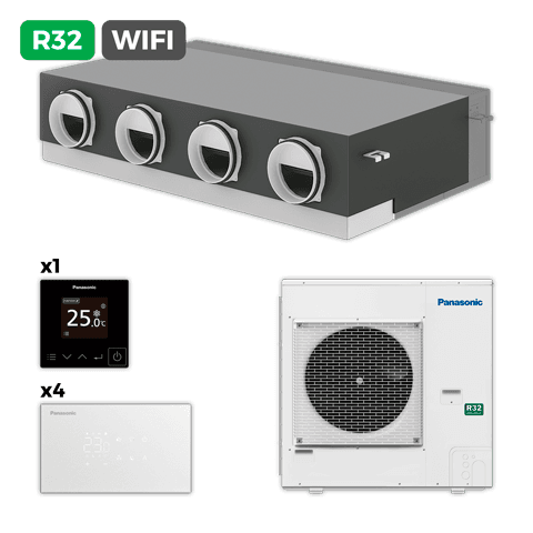 Climatiseur gainable Panasonic KIT-100PQ41Z8, 10 kW