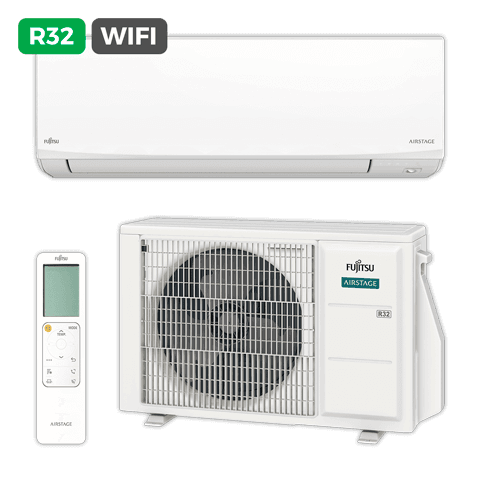 Wandklimagerät Fujitsu ASY25-KJ, 2,5 kW (Weiß)