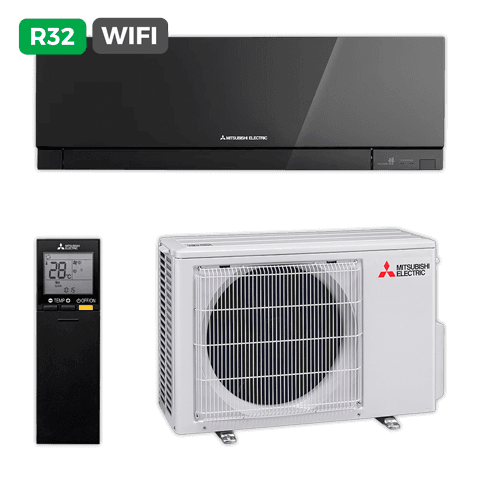 Wall-mounted Mitsubishi Electric MSZ-EF25VGKB, 2.5 kW