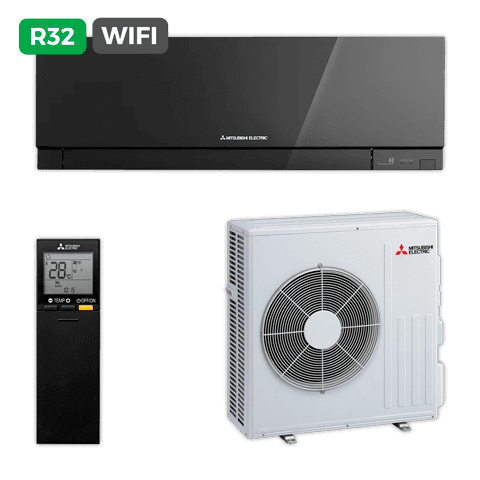 Wall-mounted Mitsubishi Electric MSZ-EF50VGKB, 5 kW
