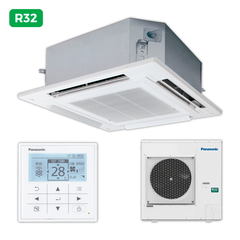 Climatiseur cassette Panasonic KIT-140PU3Z5, 14 kW