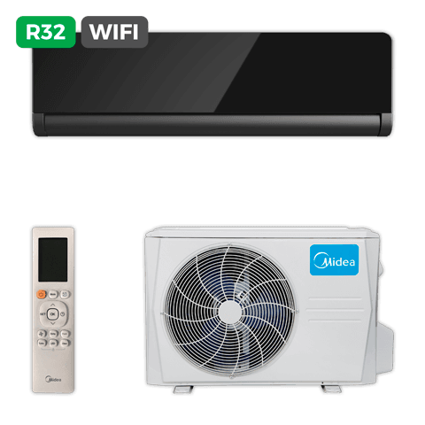 MIDEA Split PURE GLASS-26 Black