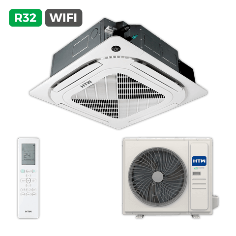 Cassette air conditioner HTW C9-120ADM2R32-WF, 12 kW