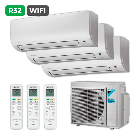 Climatiseur tri-split Daikin SENSIRA 3MXF52F1